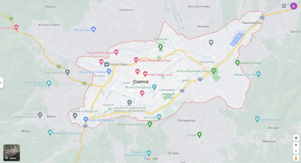 mapa de cuenca concretera